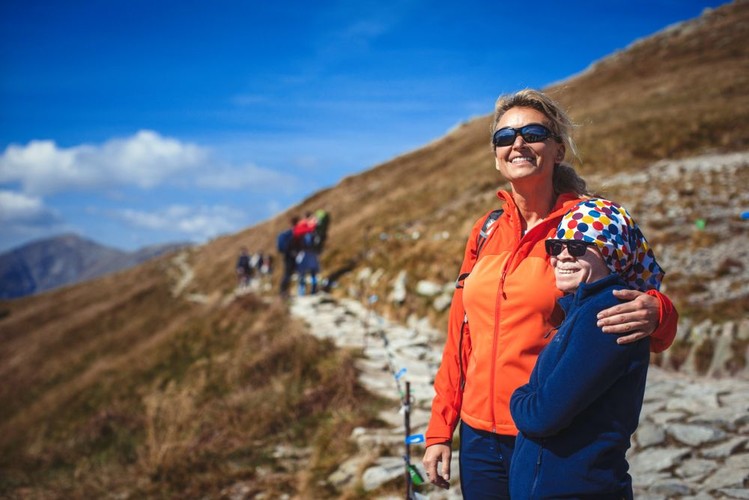 Martyna Wojciechowska i Kabula na Kasprowym Wierchu