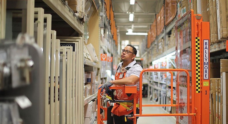 Home-improvement stores like Home Depot and Lowe's