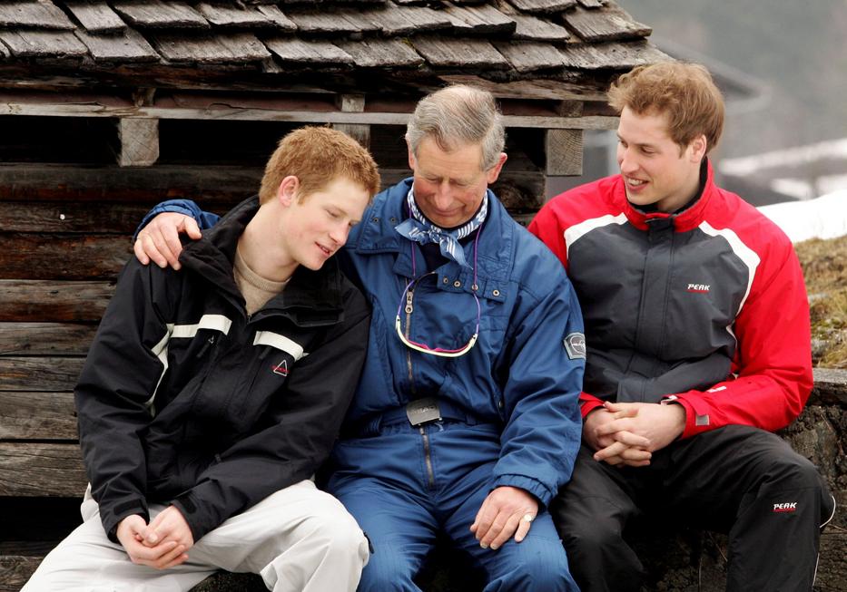 Harry, Károly és Vilmos Fotó: Getty Images