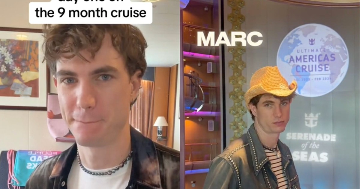 A TikToker got hired to go on part of a 9-month-long cruise after he ...