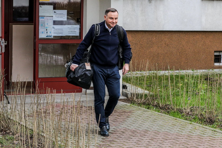 Andrzej Duda z rodziną wyjechali na święta