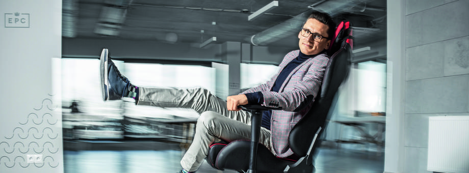 Paweł Nowak, właściciel sklepu Domator24 i marki krzeseł dla e-graczy Diablo Chairs, chce w ciągu trzech lat zostać liderem tego rynku w Europie