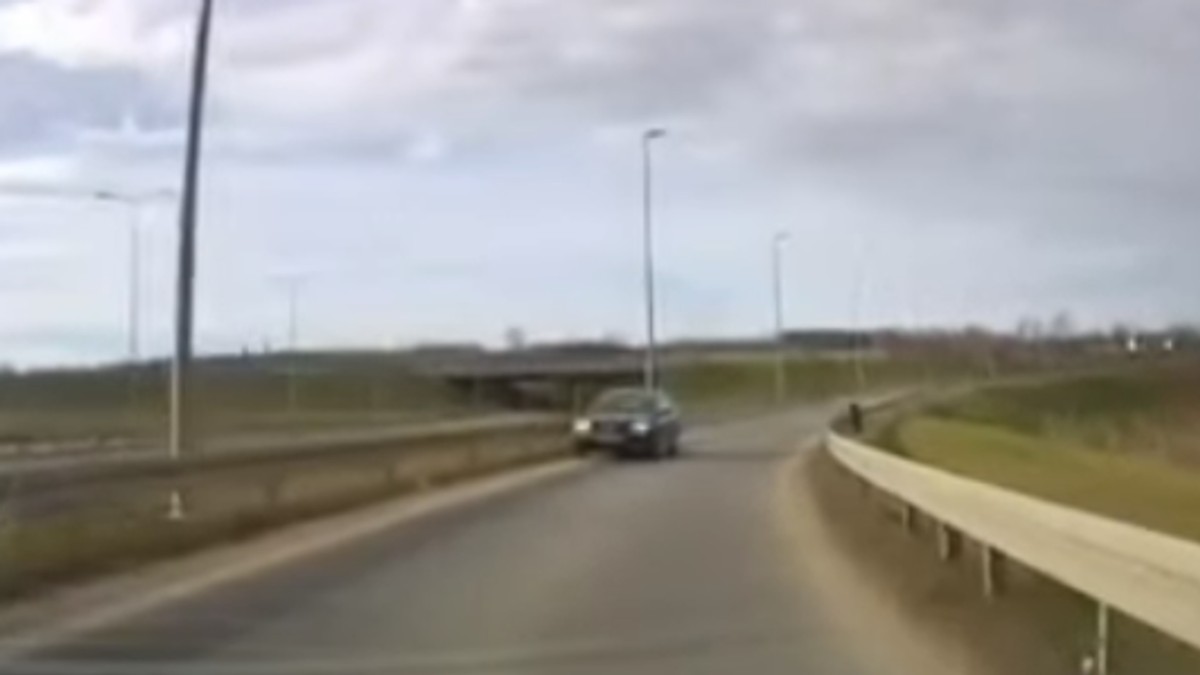 Kontra smer na naplatnoj stanici Požarevac