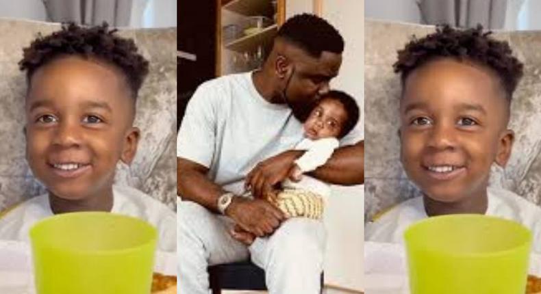 Sarkodie and his son