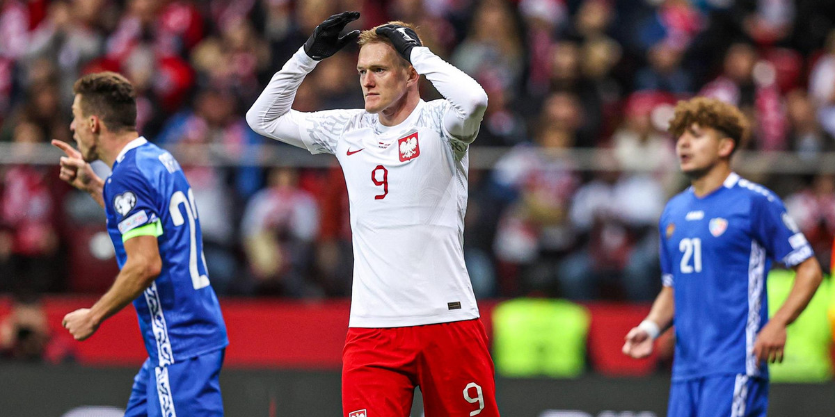 Karol Świderski pomimo strzelonej bramki wcale nie jest zadowolony po remisie z Mołdawią. Dla Polski to po prostu utrata dwóch ważnych punktów. 