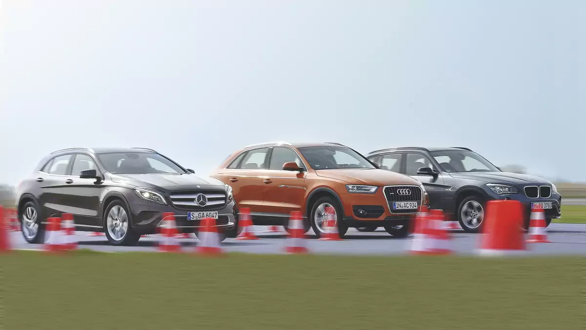 Audi Q3, BMW X1, Mercedes GLA