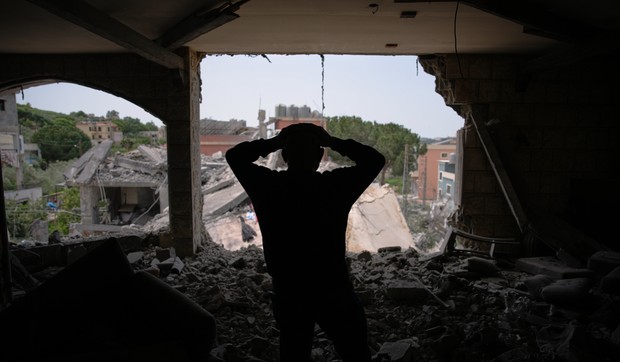 Izraelski napad na Kfar Ruman na jugu Libana 17. aprila