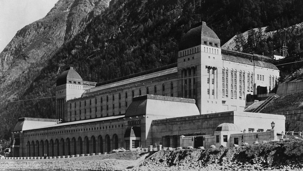 Kraftwerke: Rjukan Norwegen - Das Wasserkraftwerk Vermork bei Rjukan - 1932