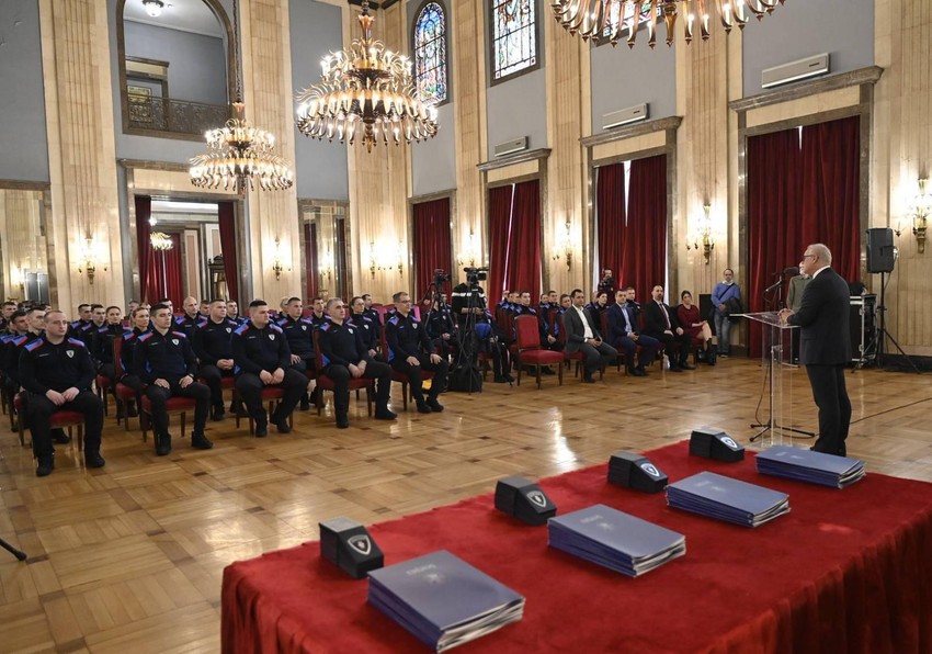 U službu je danas primljeno novih 45 milicajaca