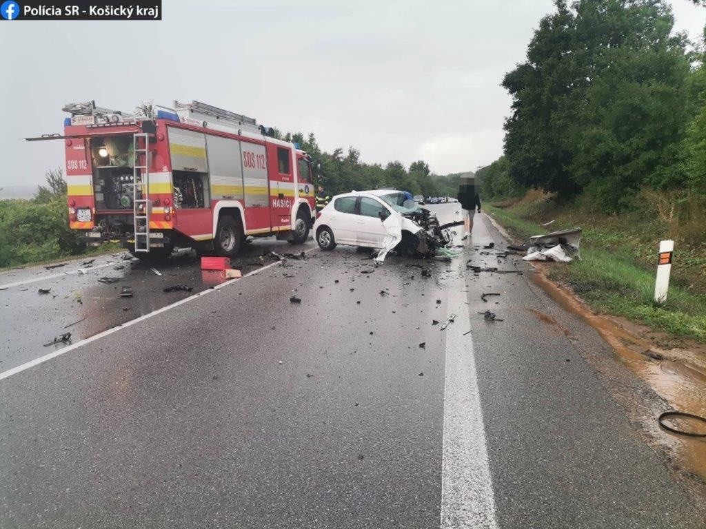 K tragickej zrážke došlo pri Moldave nad Bodvou.