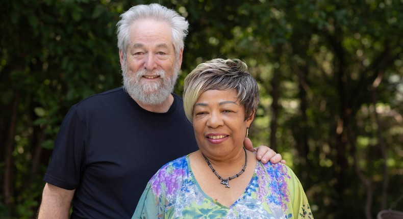 Sybil Garbow with her husband, Michael.Emily Baxter.