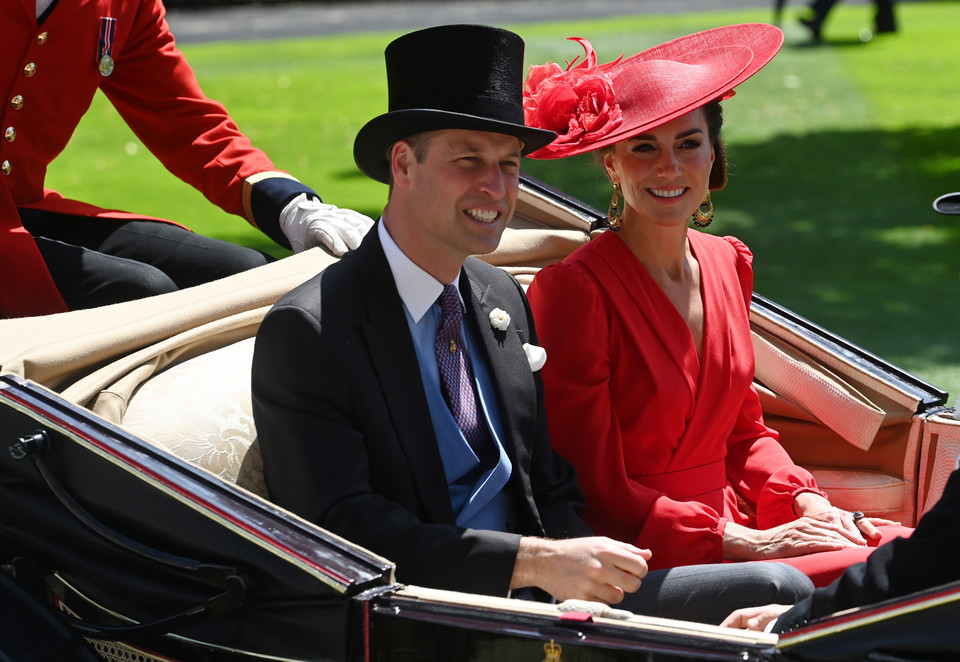 Książę William i księżna Kate na Royal Ascot