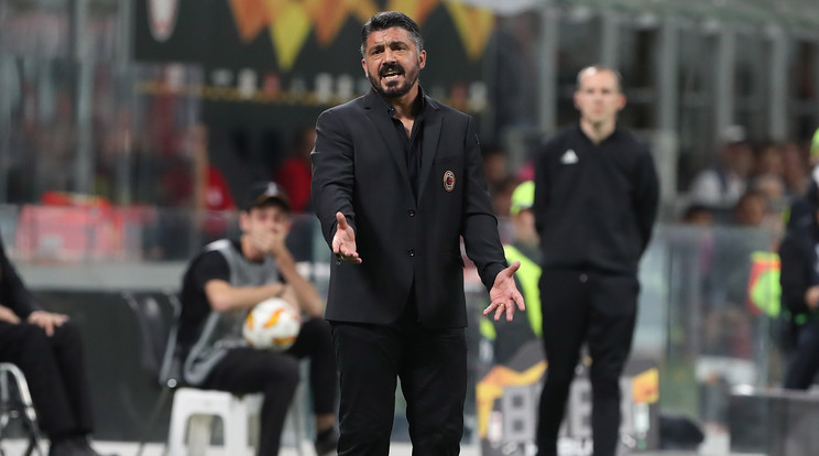 Gennarro Gattusonak, a Milan trénerének volt oka bosszankodni /Fotó: Getty Images