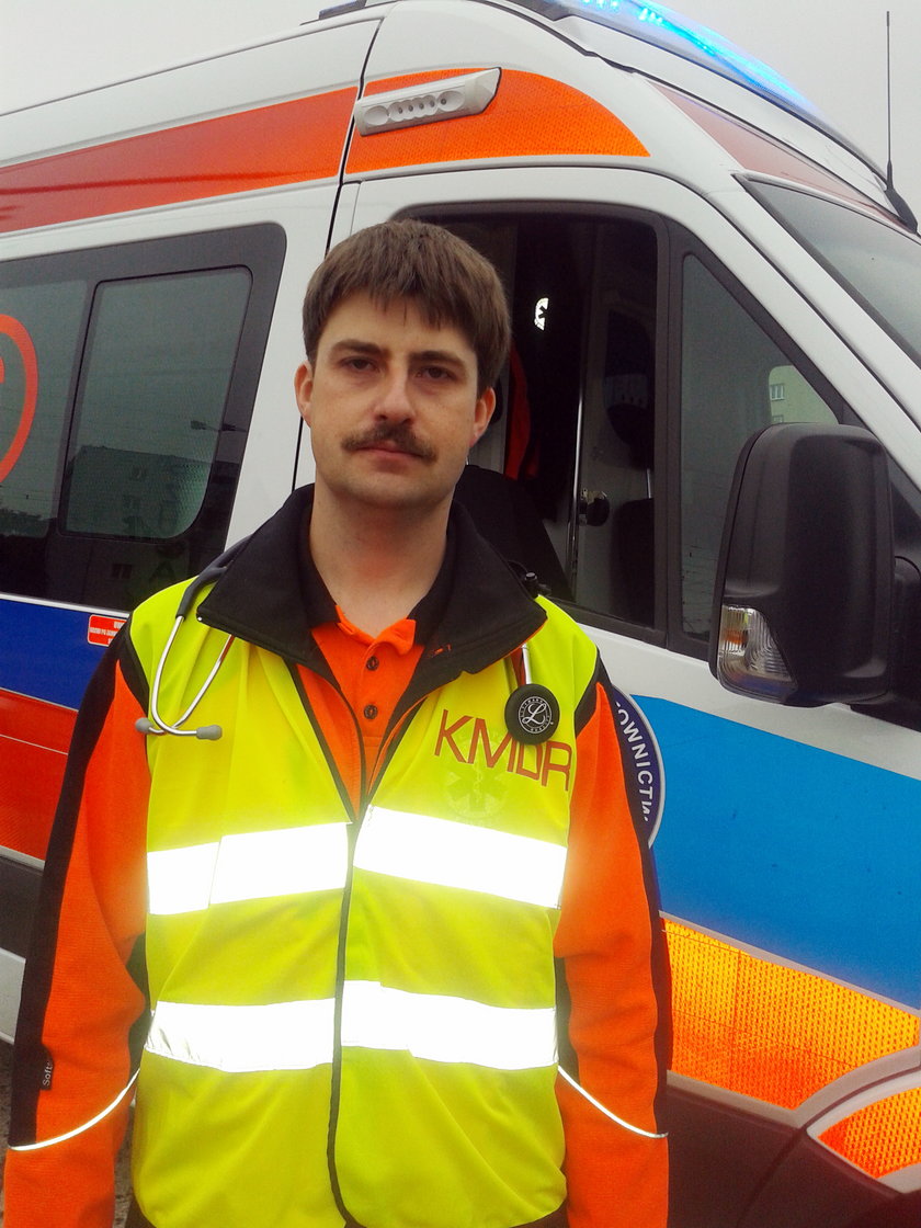 dr Grzegorz Gogolewski z wrocławskiego pogotowia ratunkowego