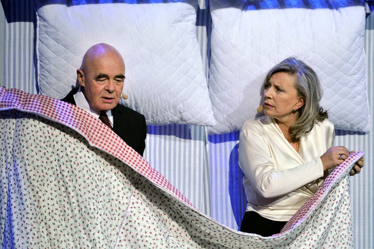 Stanisław Tym i Krystyna Janda