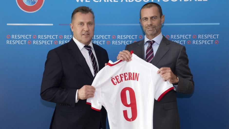 Prezes PZPN spotkał się we wtorek z Prezydentem UEFA Aleksandrem Ceferinem