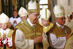 Od lewej: abp Marek Jędraszewski, abp Stanisław Gądecki, abp Stanisław Dziwisz i  bp Artur Miziński