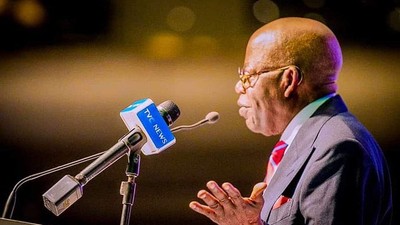 Nigeria's President, Bola Ahmed Tinubu. [Twitter:@BashirElRufai]