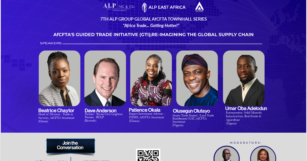7 reasons AfCFTA's GTI is a game changer for entrepreneurs - ALP NG & Co - Vimarsana News