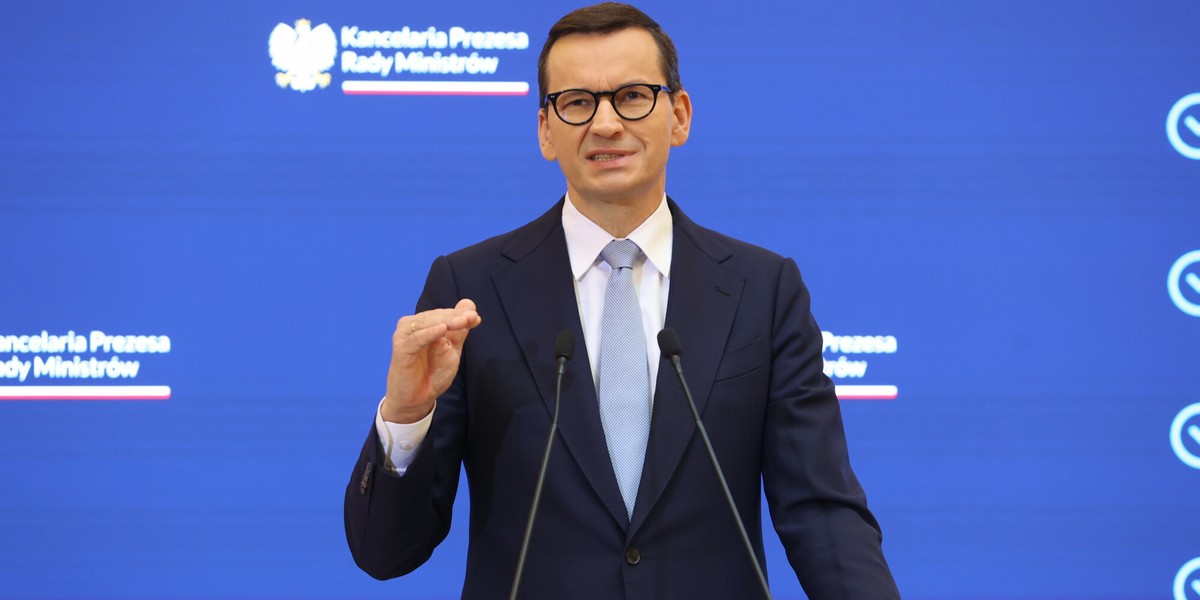 Premier Mateusz Morawiecki