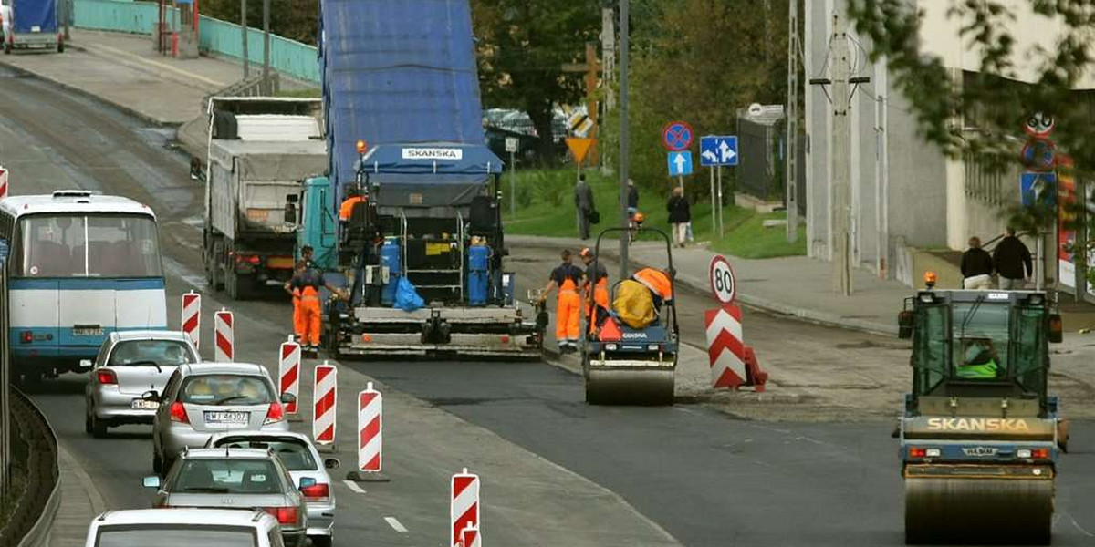 Tędy w weekend nie pojeździsz po Warszawie