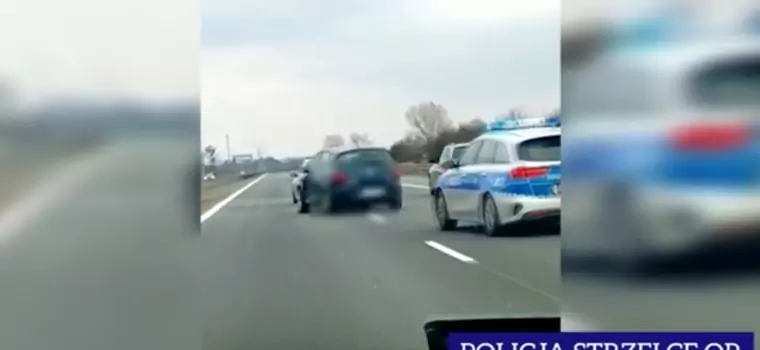 Ukradł alkohol. Policjanci musieli go gonić autostradą A4. Był pod wpływem kokainy [WIDEO]