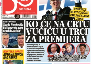 Blic naslovna strana za 3.7.