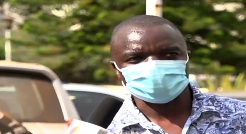 Calvin, a Kibra resident who attended the daily Covid-19 briefing at Afya House on June 5, 2020