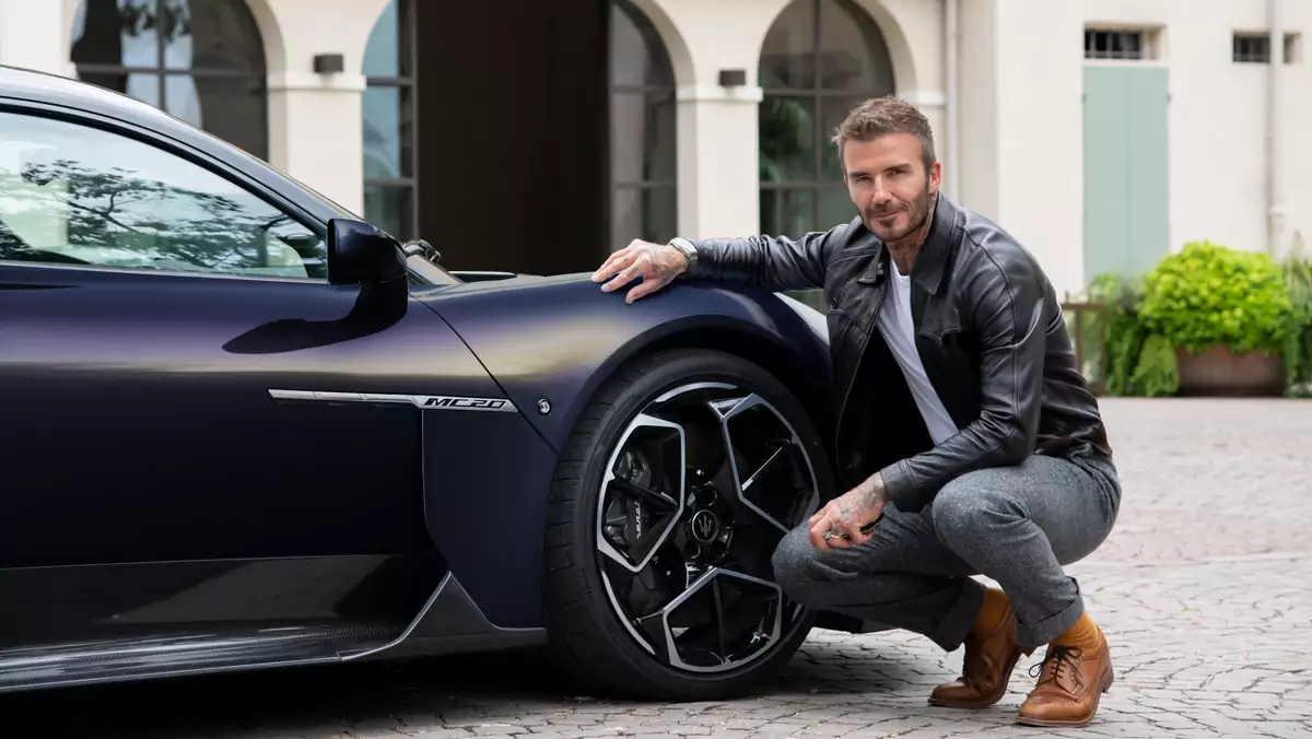 Maserati Fuoriserie Essentials David Beckham z MC20