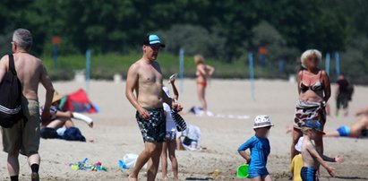 Mroczek na plaży w Sopocie