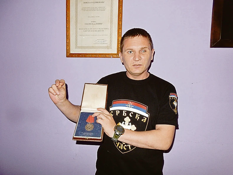 Novica je
odlikovan za hrabrost 