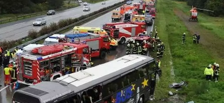 Tragiczny wypadek polskiego autokaru pod Berlinem