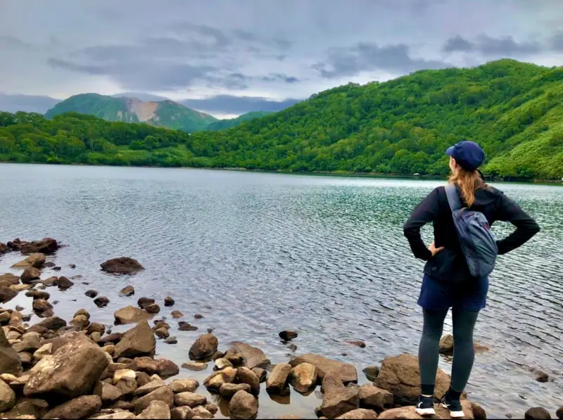 Jezioro wulkaniczne Onuma w miejscowości Kyowa na Hokkaido