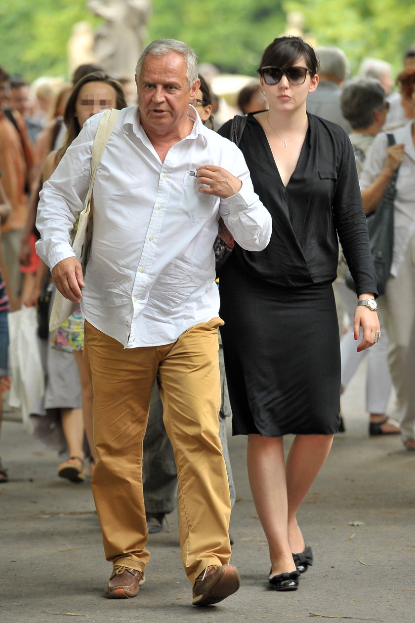 Marek Kondrat i Antonina Turnau na ulicy