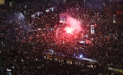 'Jarek, pakuj się'. Protestujący pod domem prezesa PiS