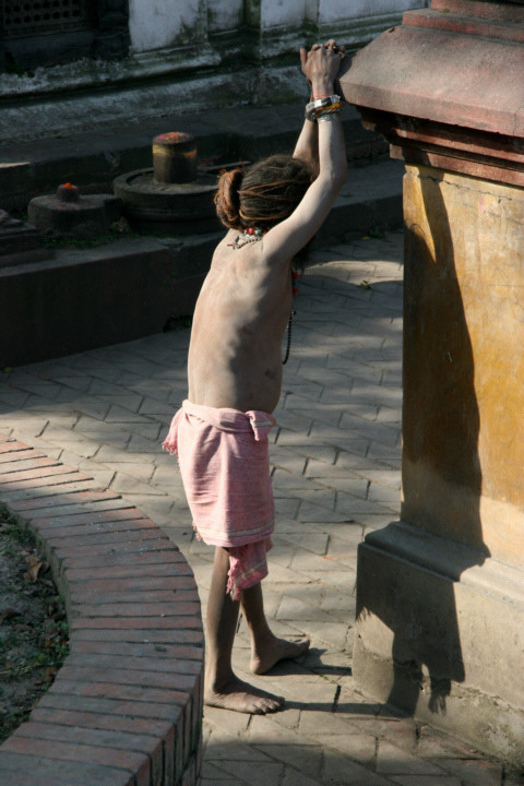 Nepal, Kathmandu, okolice Świątyni Pashupatinath