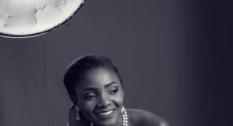 Sepia image of Simi captured by Paul Ukonu Photography