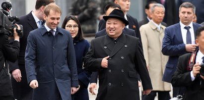 Kim przytelepał się do Putina