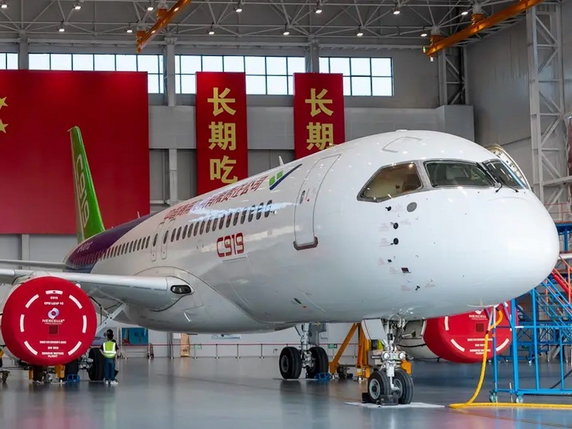 Z 175 zamówieniami MC-21 jest daleko za nowym chińskim samolotem wąskokadłubowym Comac C919, na który złożono ponad 800 zamówień