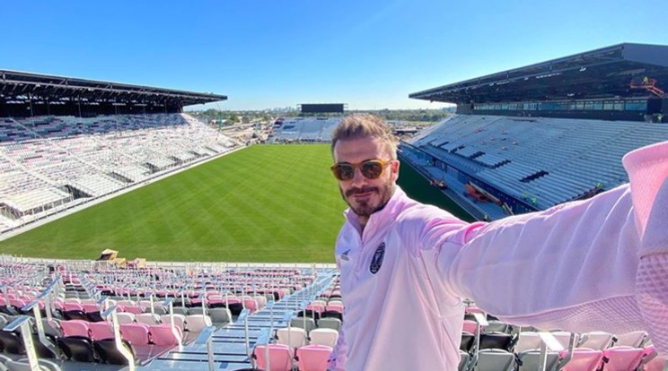 Beckham az Inter Miami társtulajdonosa. A csapat a Los Angeles FC ellen játszik először / Fotó: Instagram 