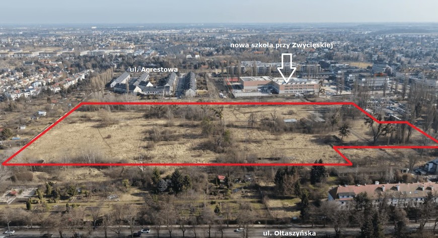 Tę działkę Wrocław planuje przeznaczyć pod zieleń i rekreację