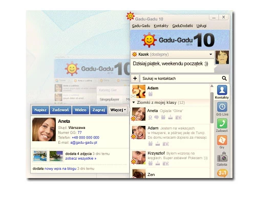 Zakończono dziś zamknięte testy komunikatora, Gadu-Gadu 10 jest już dostępne dla każdego. Gadu-Gadu.