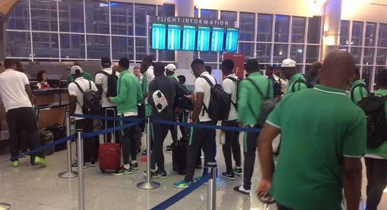 Nigerians at the airport