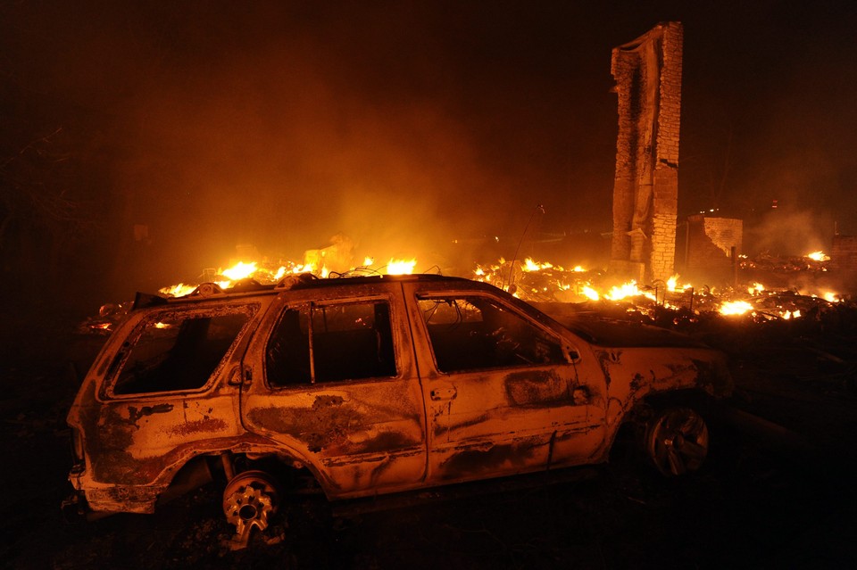 USA TEXAS WILDFIRES