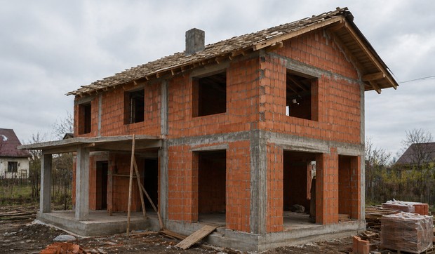 Izgradnja kuće - ilustracija