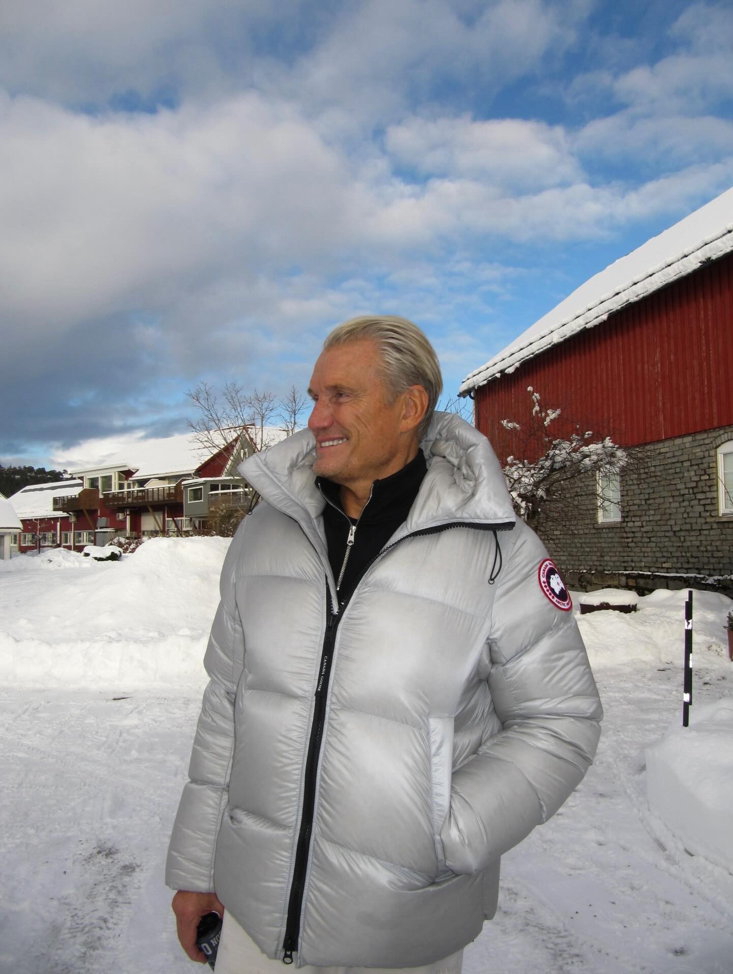 Švédsky herec Dolph Lundgren.
