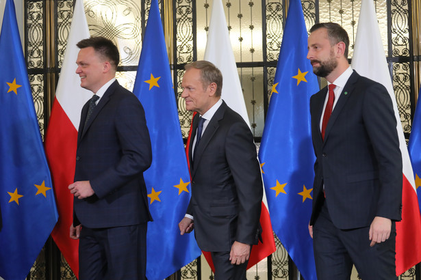 Szymon Hołownia, Donald Tusk i Władysław Kosiniak-Kamysz