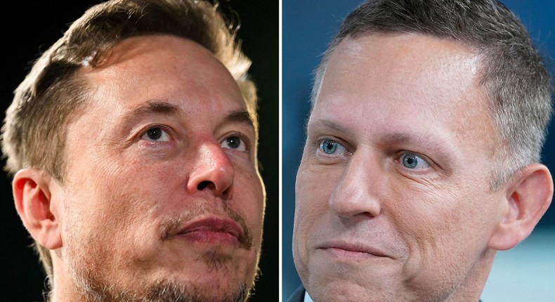 You should never bet against Elon, said his former business partner Peter Thiel.LEON NEAL/POOL/AFP via Getty Images