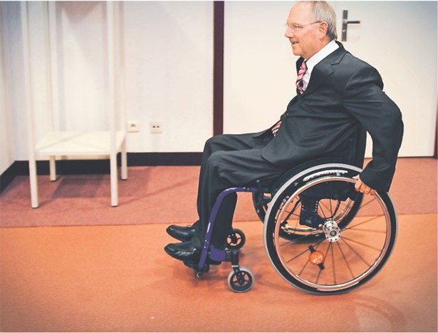 67-letni Schaeuble jest najstarszym ministrem i posłem o najdłuższym stażu Fot. fot Wiktor Dabrowski/PAP