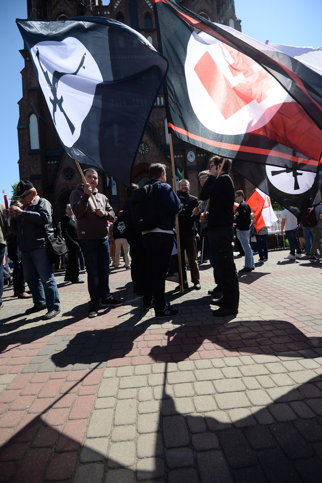 WARSZAWA MARSZ ODWAGI POLSKO NARODOWCY (uczestnicy marszu)